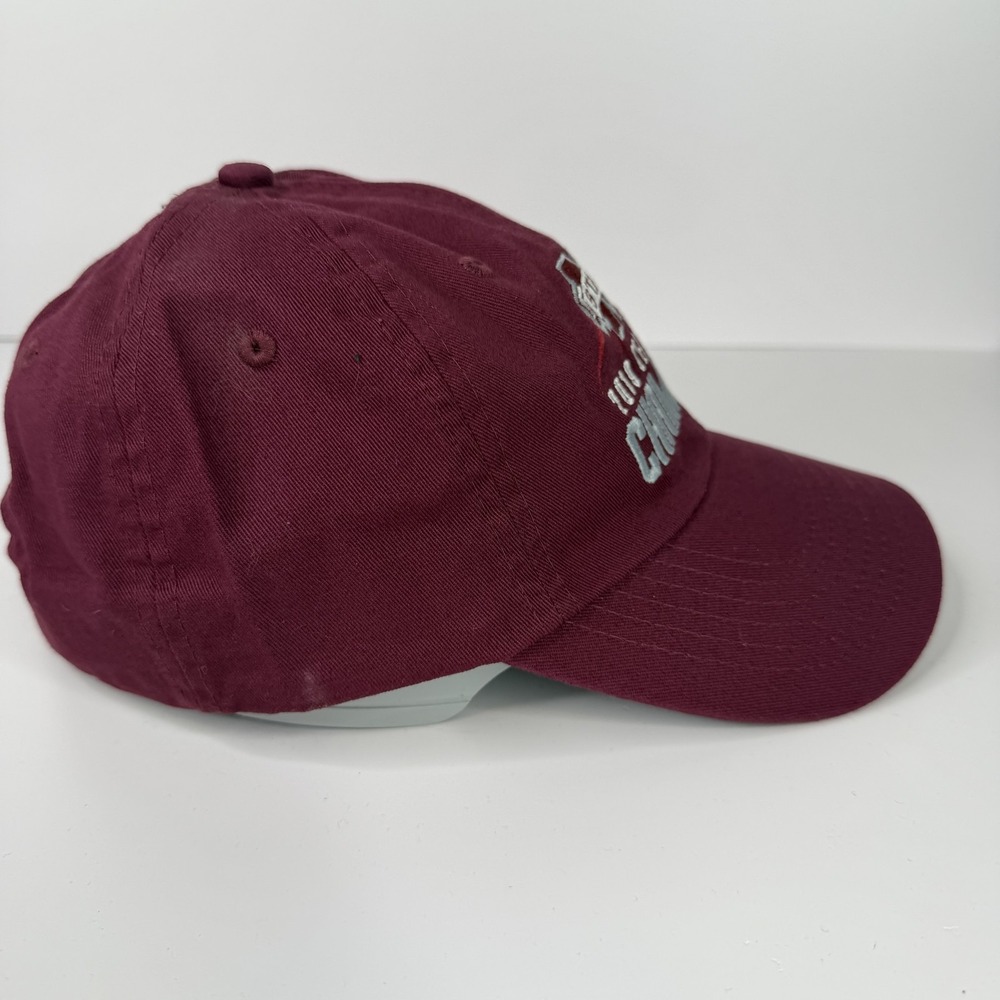 Mississippi State Bulldogs Hat Cap Strap Back Womens Champions Red Basketball - Picture 6 of 12